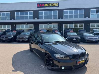 BMW Serie 3 320d 320d Touring M-Sport auto tetto navi pelle Nero usata Ravenna