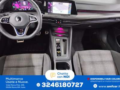 Volkswagen Golf 8 GTE 1.4 TSI eHybrid Navi LED DC PDC Bianco usata Roma