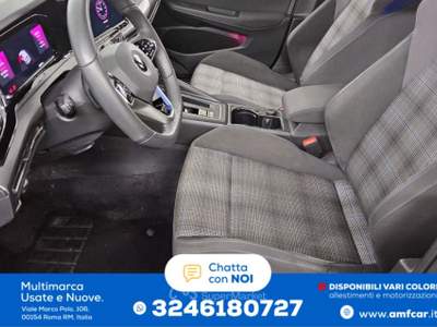 Volkswagen Golf 8 GTE 1.4 TSI eHybrid Navi LED DC PDC Bianco usata Roma