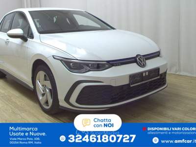 Volkswagen Golf 8 GTE 1.4 TSI eHybrid Navi LED DC PDC Bianco usata Roma