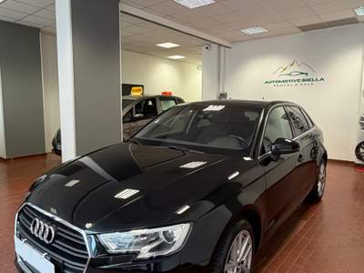 Audi A3 Unico proprietario Nero usata Biella