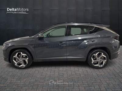 Hyundai Tucson  - tucson 1.6 hev exellence lounge pack 4wd a Grigio usata Montecosaro
