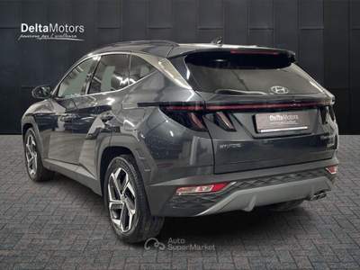 Hyundai Tucson  - tucson 1.6 hev exellence lounge pack 4wd a Grigio usata Montecosaro