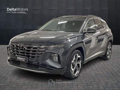 Hyundai Tucson  - tucson 1.6 hev exellence lounge pack 4wd a Grigio usata Montecosaro