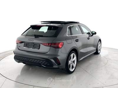 Audi A3 A3 sportback 1.5 tfsi mhev s line edition 150cv s-tronic Grigio usata Carpi
