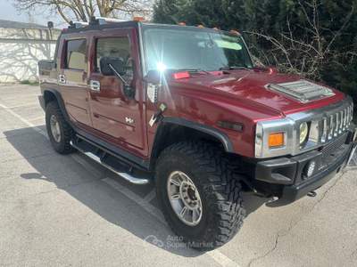 Hummer H2 Hummer H2 Pick UP 6.0 GPL Autocarro 5 Posti Rosso usata POTENZA