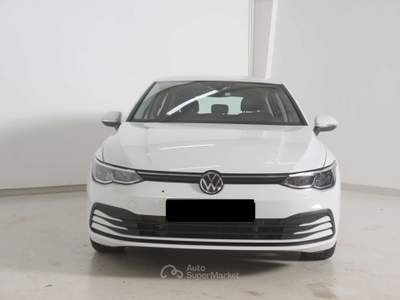 Volkswagen Golf unico proprietario, Bianco usata BORGOSESIA