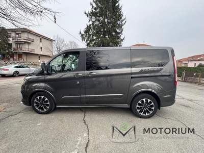 Ford Tourneo Custom 320 2.0 tdci 185cv Sport L1H1 auto E6.2 Grigio usata Rivarolo Canavese