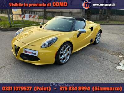 Alfa Romeo 4C Spider 1750 tbi 240cv tct Giallo usata Tradate