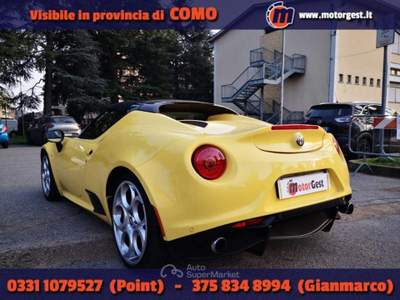 Alfa Romeo 4C Spider 1750 tbi 240cv tct Giallo usata Tradate