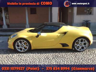Alfa Romeo 4C Spider 1750 tbi 240cv tct Giallo usata Tradate