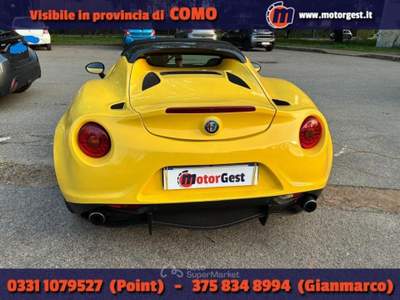 Alfa Romeo 4C Spider 1750 tbi 240cv tct Giallo usata Tradate