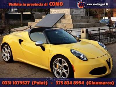 Alfa Romeo 4C Spider 1750 tbi 240cv tct Giallo usata Tradate