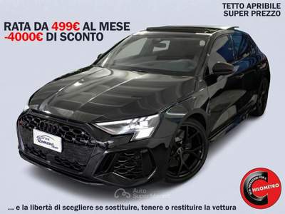Audi RS 3 Audi RS3 SPB TFSI quattro Stronic+Tetto apribile Nero usata Sant'Anastasia