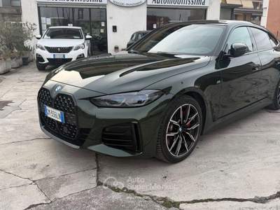 BMW Serie 4 420d 420d  mhev Gran coupe Msport xdrive Verde usata Romano di Lombardia