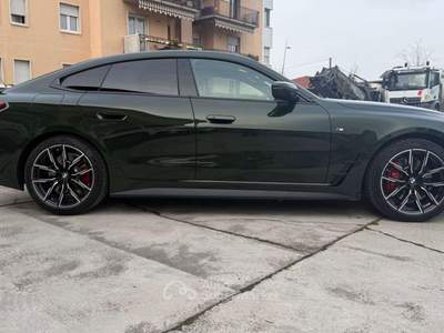 BMW Serie 4 420d 420d  mhev Gran coupe Msport xdrive Verde usata Romano di Lombardia