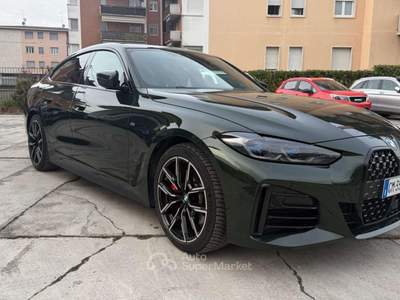 BMW Serie 4 420d 420d  mhev Gran coupe Msport xdrive Verde usata Romano di Lombardia