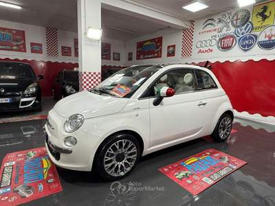 Fiat 500 CABRIO 1.3 MJT 75cv Rock - 2009 Bianco usata Giugliano in Campania
