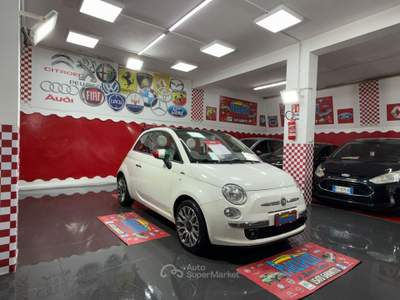 Fiat 500 CABRIO 1.3 MJT 75cv Rock - 2009 Bianco usata Giugliano in Campania