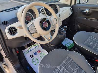 Fiat 500 1.0 Hybrid Lounge 70CV Bianco usata Trentola Ducenta