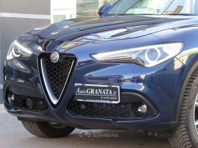 Alfa Romeo Stelvio 2.2 M.jet Super Q4 190CV AT8 NAVI/UNIPRO Blu/Azzurro usata Trentola Ducenta