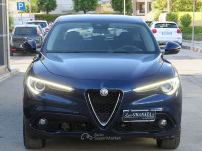 Alfa Romeo Stelvio 2.2 M.jet Super Q4 190CV AT8 NAVI/UNIPRO Blu/Azzurro usata Trentola Ducenta