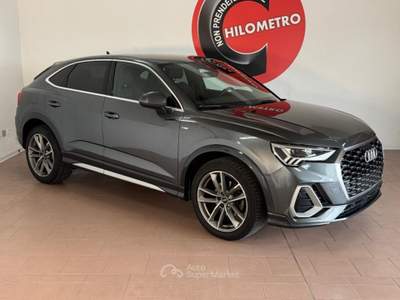 Audi Q3 35TDI S line interno/esterno Gancio Matrix Unicopr Grigio usata Crocetta del Montello