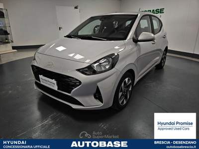 Hyundai i10 1.0 mpi Connectline 67cv Verde usata Brescia