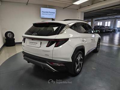 Hyundai Tucson 1.6 hev Exellence Lounge Pack 2wd auto Arancione usata Brescia