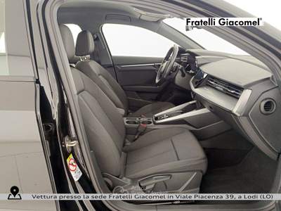 Audi A3 sportback 40 1.4 tfsi e business s-tronic Nero usata Lodi