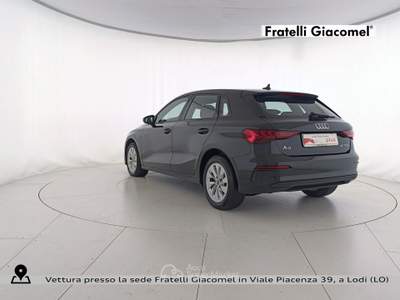 Audi A3 sportback 40 1.4 tfsi e business s-tronic Nero usata Lodi