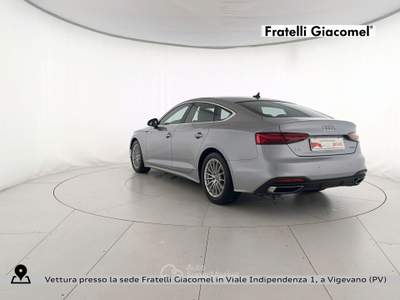 Audi A5 sportback 40 2.0 tdi mhev business quattro 204cv s-tronic Argento usata Vigevano