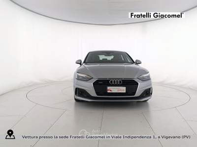 Audi A5 sportback 40 2.0 tdi mhev business quattro 204cv s-tronic Argento usata Vigevano
