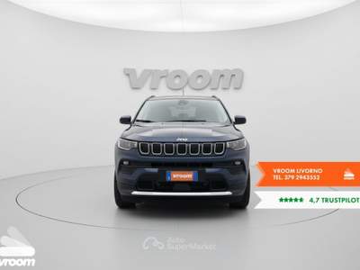 Jeep Compass Compass 1.5 Turbo T4 130 CV MHEV 2WD Limited Blu/Azzurro usata Livorno