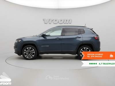 Jeep Compass Compass 1.5 Turbo T4 130 CV MHEV 2WD Limited Blu/Azzurro usata Livorno