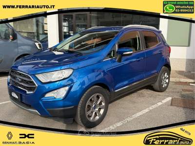 Ford EcoSport EcoSport 1.0 EcoBoost 100 CV Titanium Blu/Azzurro usata PESSANO CON BORNAGO