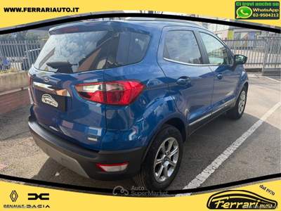 Ford EcoSport EcoSport 1.0 EcoBoost 100 CV Titanium Blu/Azzurro usata PESSANO CON BORNAGO