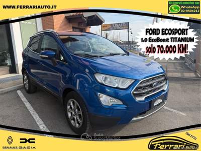 Ford EcoSport EcoSport 1.0 EcoBoost 100 CV Titanium Blu/Azzurro usata PESSANO CON BORNAGO