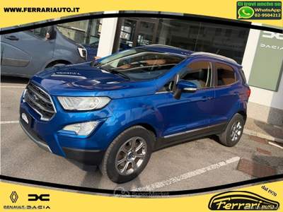 Ford EcoSport EcoSport 1.0 EcoBoost 100 CV Titanium Blu/Azzurro usata PESSANO CON BORNAGO