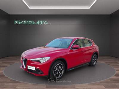 Alfa Romeo Stelvio 2.2 t Ti Q4 210cv.CERCHI 19.PELLE.SEDILI MEMORIE Rosso usata San Nicolò