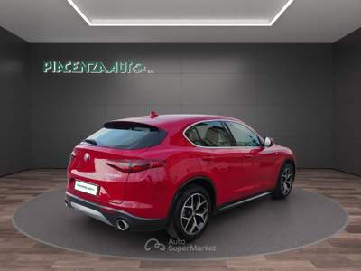 Alfa Romeo Stelvio 2.2 t Ti Q4 210cv.CERCHI 19.PELLE.SEDILI MEMORIE Rosso usata San Nicolò
