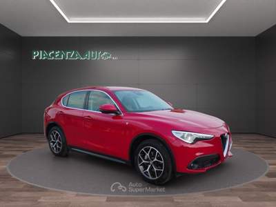 Alfa Romeo Stelvio 2.2 t Ti Q4 210cv.CERCHI 19.PELLE.SEDILI MEMORIE Rosso usata San Nicolò
