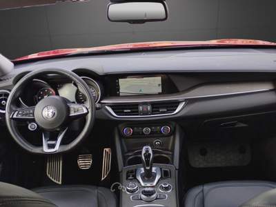 Alfa Romeo Stelvio 2.2 t Ti Q4 210cv.CERCHI 19.PELLE.SEDILI MEMORIE Rosso usata San Nicolò