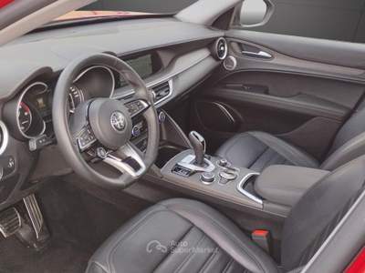 Alfa Romeo Stelvio 2.2 t Ti Q4 210cv.CERCHI 19.PELLE.SEDILI MEMORIE Rosso usata San Nicolò