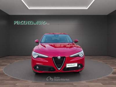 Alfa Romeo Stelvio 2.2 t Ti Q4 210cv.CERCHI 19.PELLE.SEDILI MEMORIE Rosso usata San Nicolò