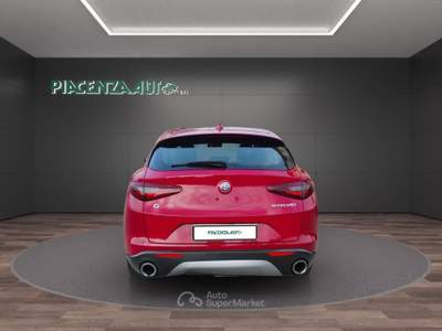 Alfa Romeo Stelvio 2.2 t Ti Q4 210cv.CERCHI 19.PELLE.SEDILI MEMORIE Rosso usata San Nicolò