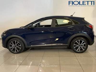 Ford Puma 1.0 ECOBOOST HYBRID 125 CV S&S TITANIUM Blu/Azzurro usata Manerbio