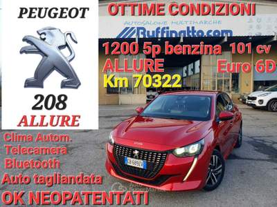 Peugeot 208 PERFETTE CONDIZIONI Rosso usata Cumiana