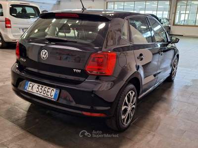 Volkswagen Polo 5p 1.4 tdi Trendline 75cv - SENS.PARK - APPLE - GARANZIA Nero usata Rezzato