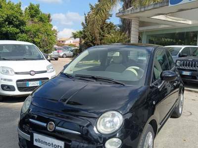 Fiat 500 1.2 Lounge Nero usata Modica